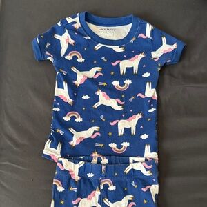 Old Navy Kids Pajama Set - Blue with Unicorns